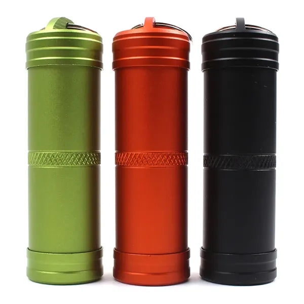 Aluminum Medicine Bottle Keychain