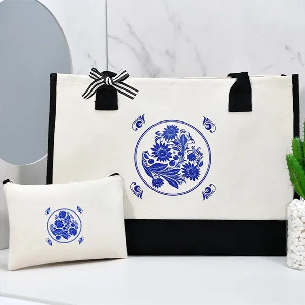 Stylish Printed Canvas Tote Bag with Over 100 Designs