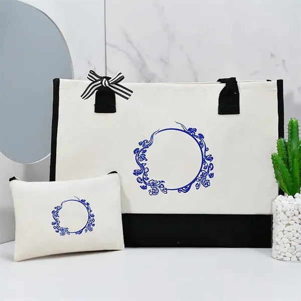Stylish Printed Canvas Tote Bag with Over 100 Designs