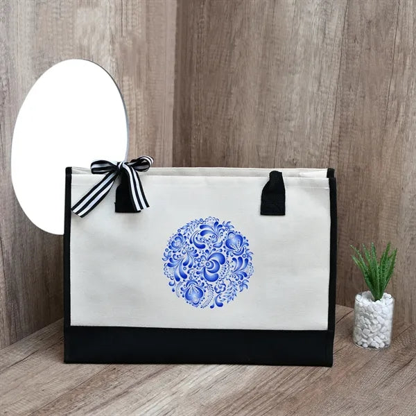 Stylish Printed Canvas Tote Bag with Over 100 Designs