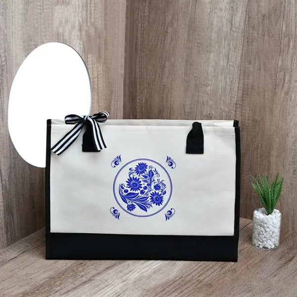 Stylish Printed Canvas Tote Bag with Over 100 Designs