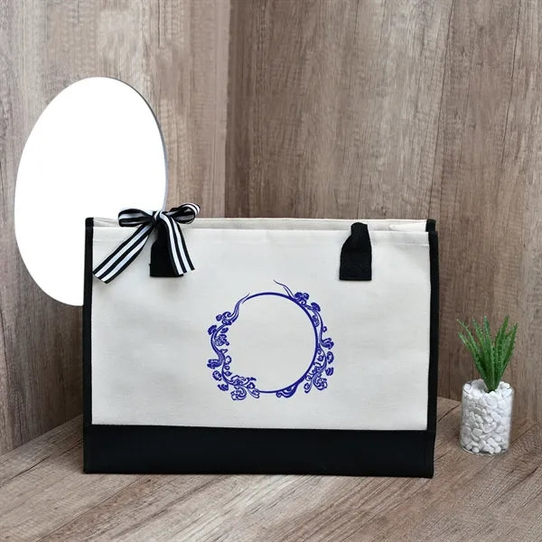 Stylish Printed Canvas Tote Bag with Over 100 Designs