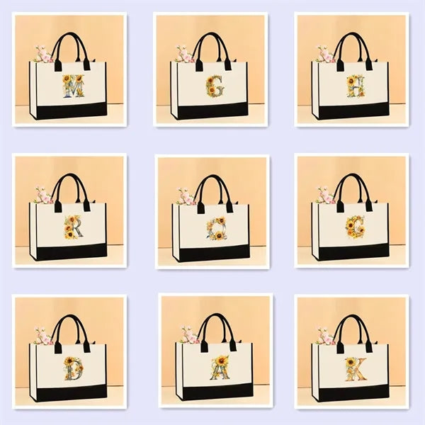 Stylish Printed Canvas Tote Bag with Over 100 Designs