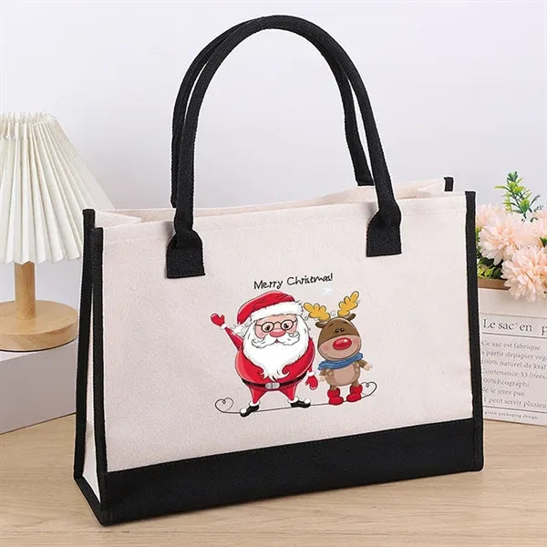 Stylish Printed Canvas Tote Bag with Over 100 Designs