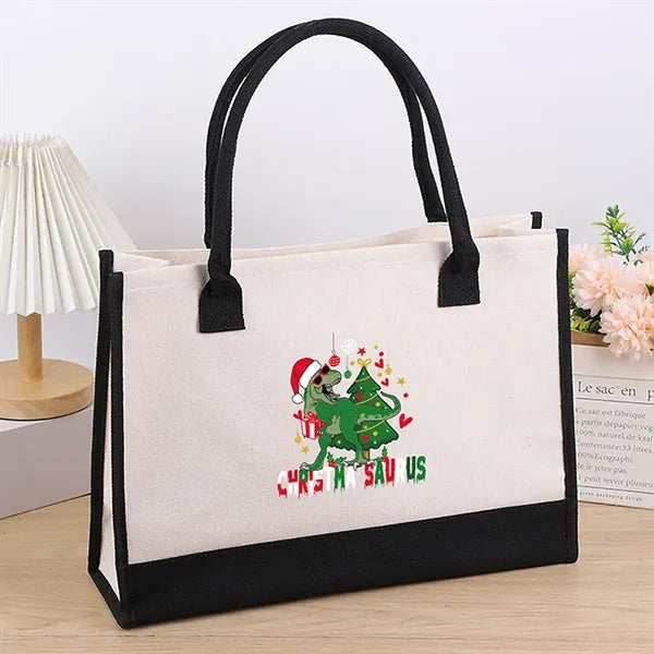 Stylish Printed Canvas Tote Bag with Over 100 Designs