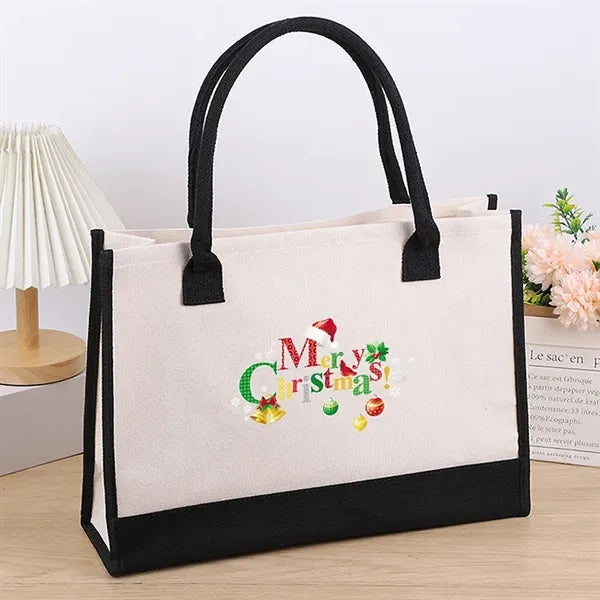 Stylish Printed Canvas Tote Bag with Over 100 Designs