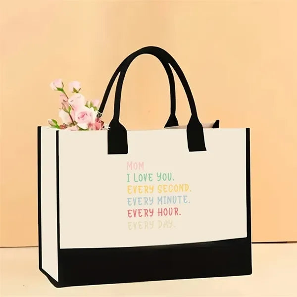 Stylish Printed Canvas Tote Bag with Over 100 Designs