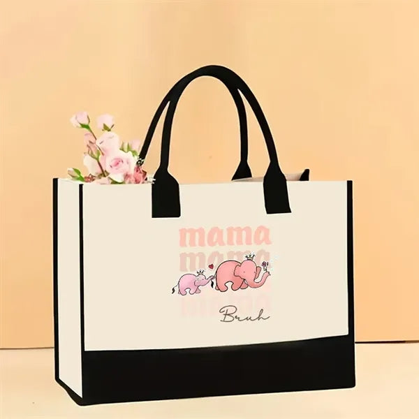 Stylish Printed Canvas Tote Bag with Over 100 Designs