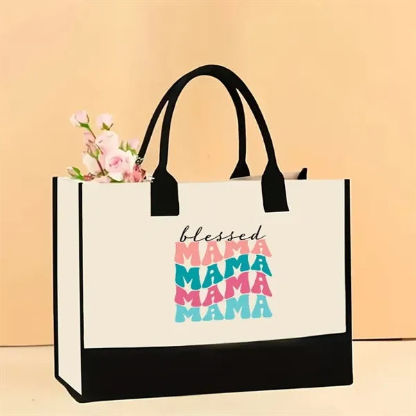 Stylish Printed Canvas Tote Bag with Over 100 Designs