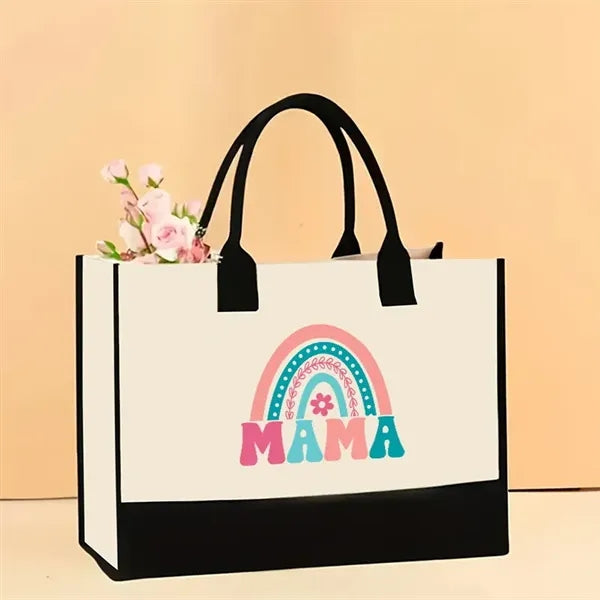Stylish Printed Canvas Tote Bag with Over 100 Designs