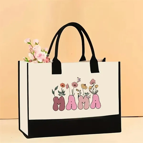 Stylish Printed Canvas Tote Bag with Over 100 Designs