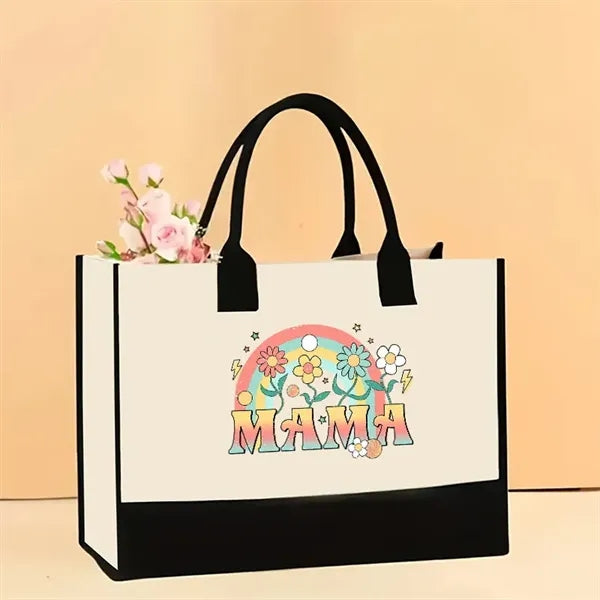 Stylish Printed Canvas Tote Bag with Over 100 Designs