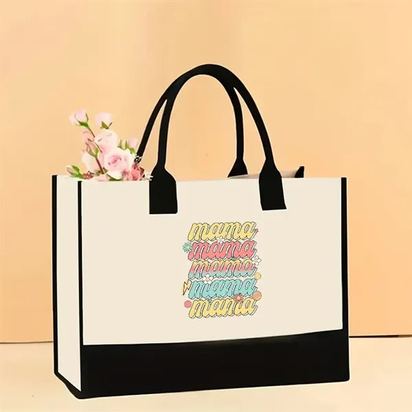Stylish Printed Canvas Tote Bag with Over 100 Designs