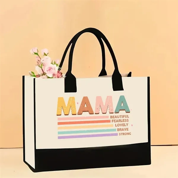 Stylish Printed Canvas Tote Bag with Over 100 Designs