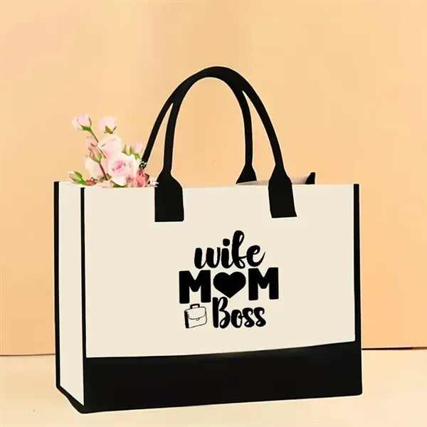 Stylish Printed Canvas Tote Bag with Over 100 Designs