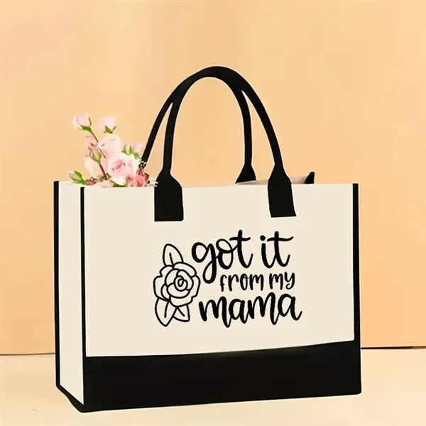 Stylish Printed Canvas Tote Bag with Over 100 Designs