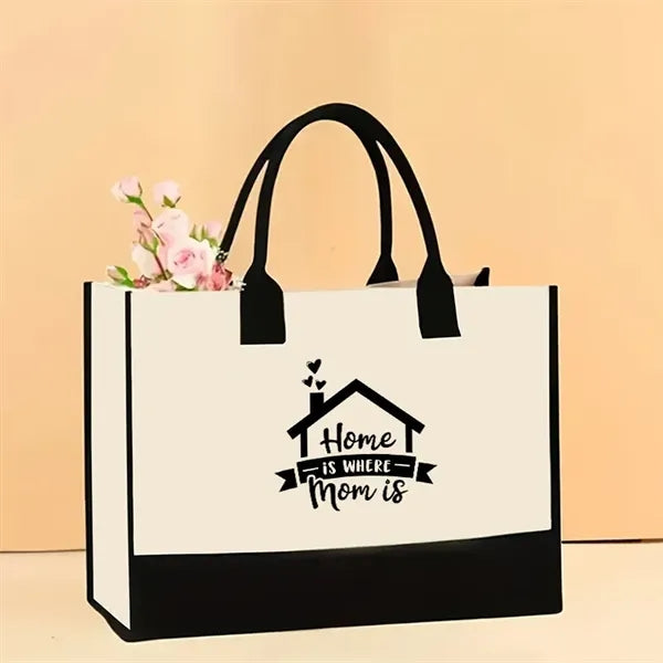 Stylish Printed Canvas Tote Bag with Over 100 Designs