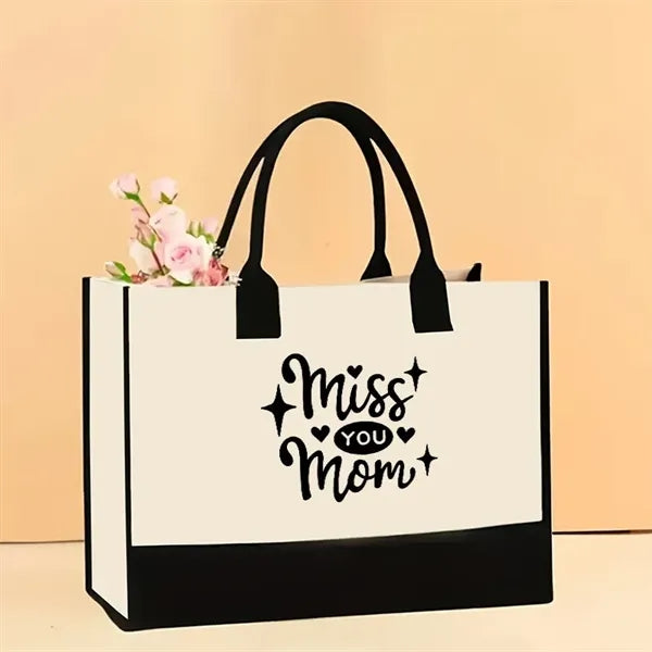 Stylish Printed Canvas Tote Bag with Over 100 Designs