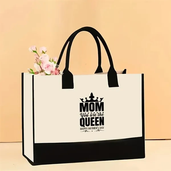 Stylish Printed Canvas Tote Bag with Over 100 Designs