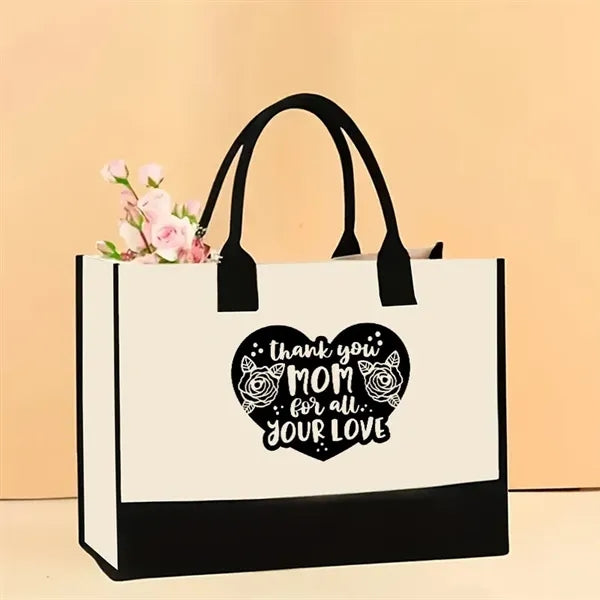 Stylish Printed Canvas Tote Bag with Over 100 Designs