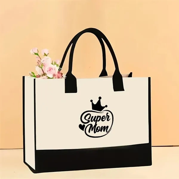 Stylish Printed Canvas Tote Bag with Over 100 Designs