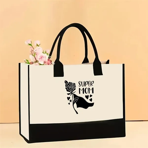 Stylish Printed Canvas Tote Bag with Over 100 Designs