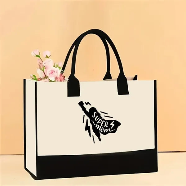 Stylish Printed Canvas Tote Bag with Over 100 Designs