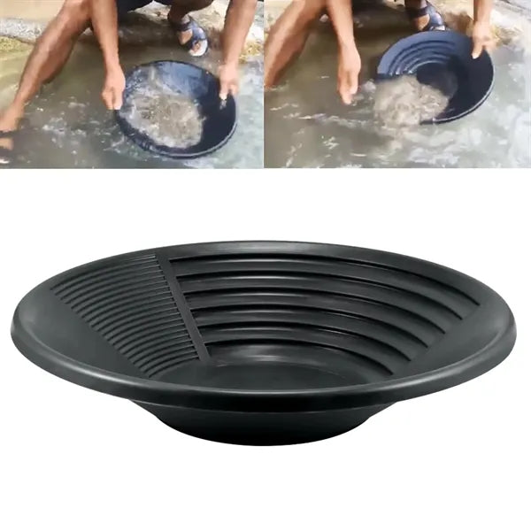 Heavy-Duty Plastic Gold Panning Pan