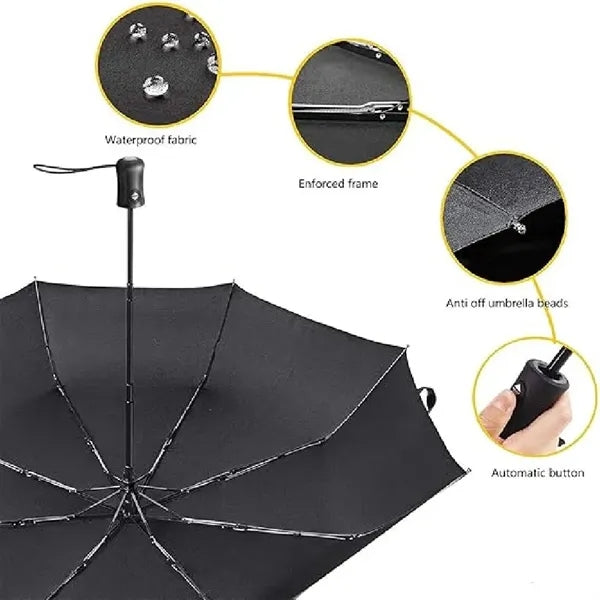 Hannstar Folding Travel Umbrella