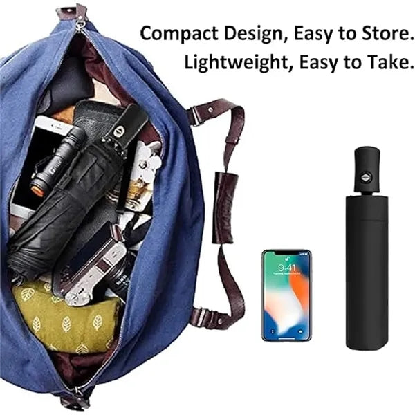 Hannstar Folding Travel Umbrella