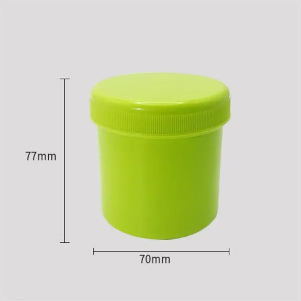 200ml plastic jar storage container wide mouth paste bottles