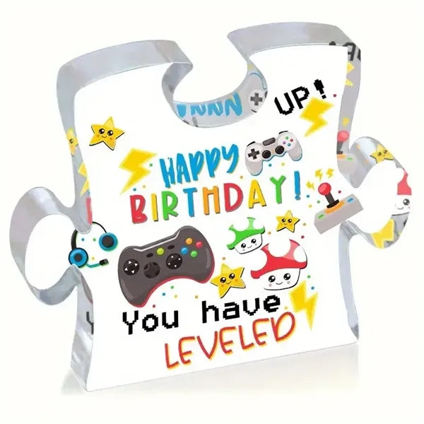 Puzzle Piece Clear Acrylic Awards