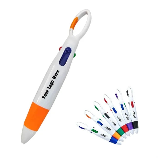 Quad Clip Ballpoint Pen