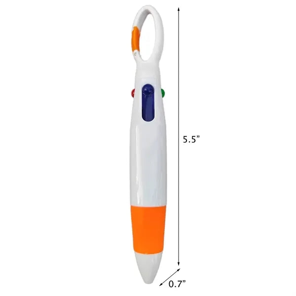 Quad Clip Ballpoint Pen