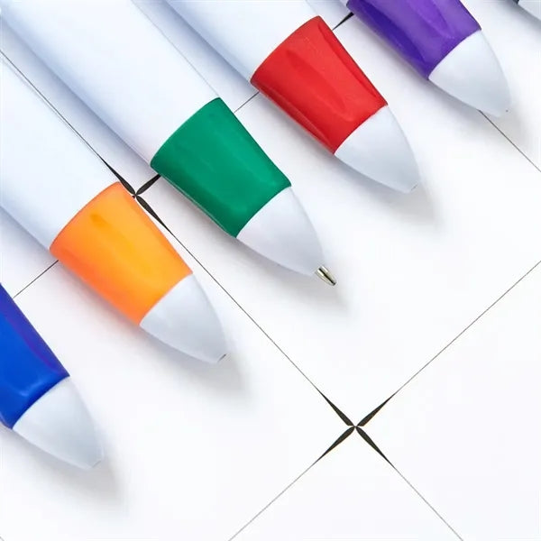 Quad Clip Ballpoint Pen