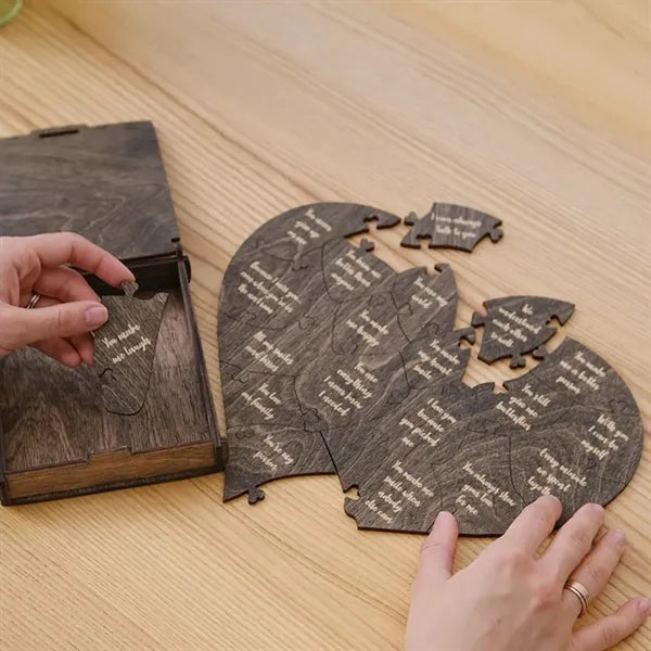 Wooden Heart Puzzle