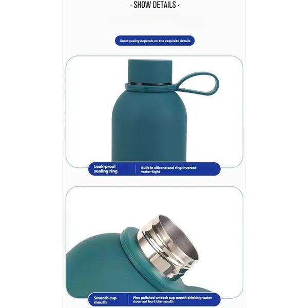 500ML 17 oz Tumblers Insulated Cup Water Bottle With Lid
