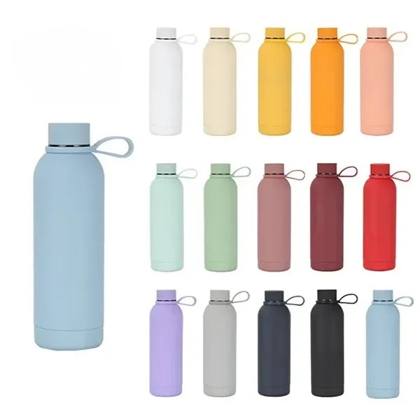500ML 17 oz Tumblers Insulated Cup Water Bottle With Lid