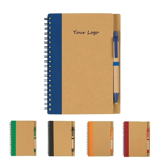 Kraft Paper Spiral Notebook