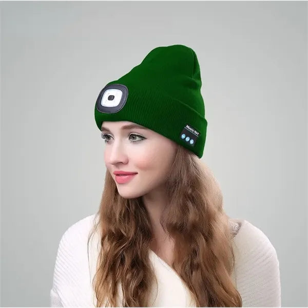 Unisex LED Beanie Hat with Light