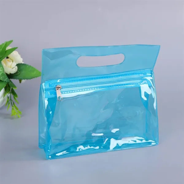 PVC Clear Colored Tote Bag