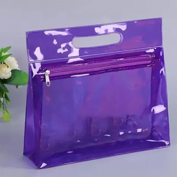 PVC Clear Colored Tote Bag
