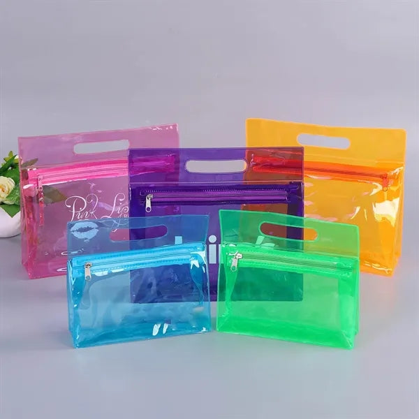 PVC Clear Colored Tote Bag