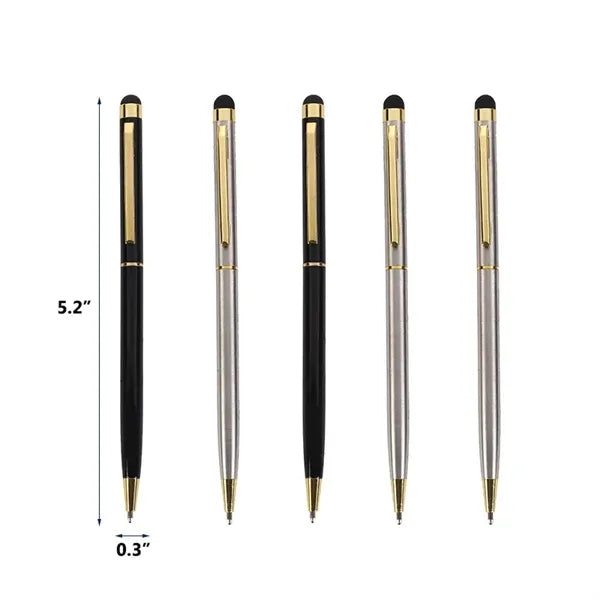 Metal Ballpoint Pen with Touch Screen Stylus