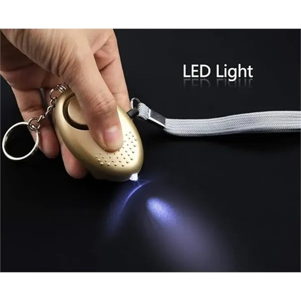 Self Defense Security Alarm Keychain with LED Light