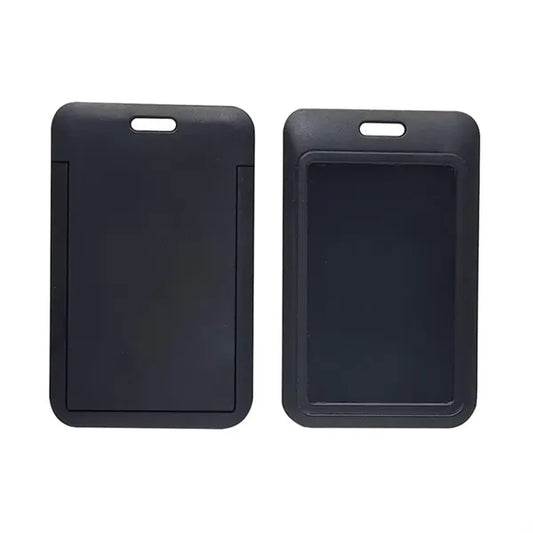 Sliding ID Badge Holder, Card Protector, Hard Plastic Cover