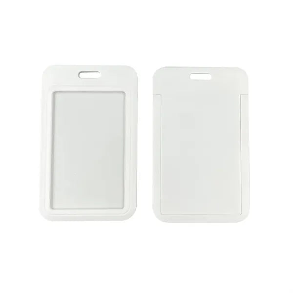 Sliding ID Badge Holder, Card Protector, Hard Plastic Cover