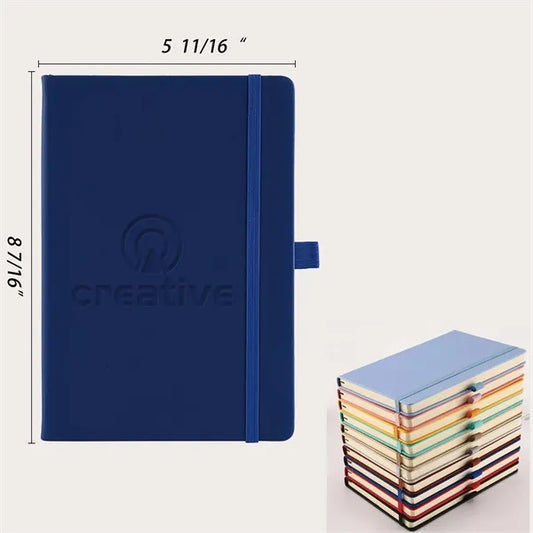 A5 PU Leather Notebook W/Debossed Logo