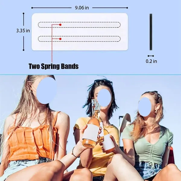 Neoprene Slap Bracelet Can Cooler Sleeve Collapsible Coolie