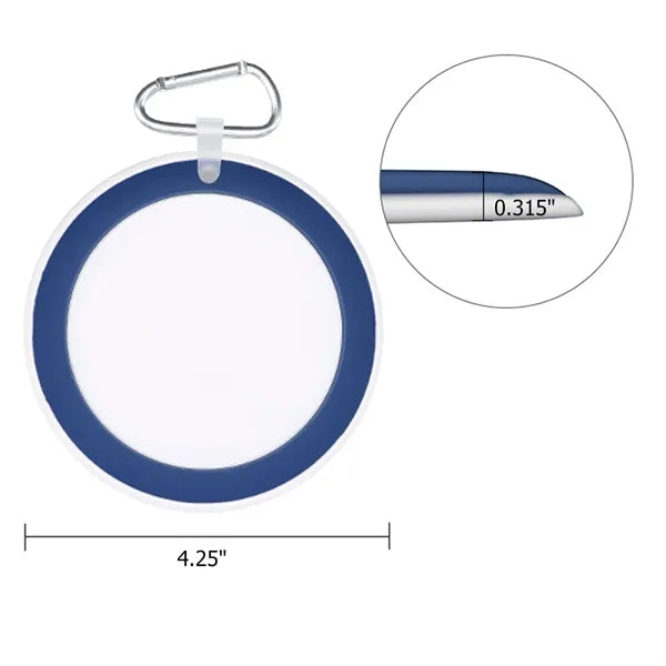 PVC Golf Hang Tag Putt Target